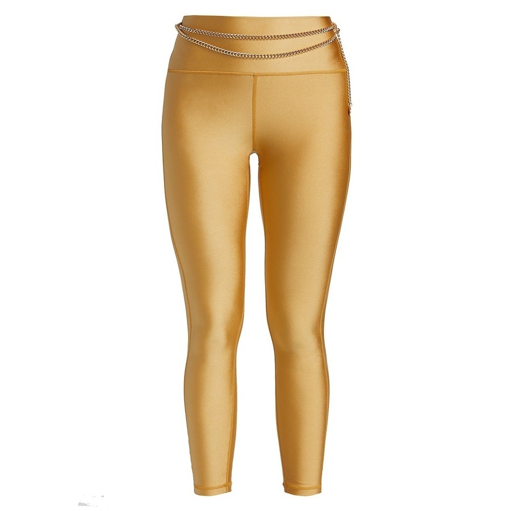 WeWoreWhat Women's Gold Chain High-Rise‎ Leggings Size XS